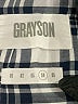 Grayson 100% Lyocell Plaid Gray Long Sleeve Button-Down Shirt Size Lg (4) - photo 4