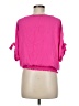 MICHAEL Michael Kors 100% Polyester Pink Short Sleeve Blouse Size M - photo 2