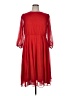 Ann Taylor 100% Polyester Red Cocktail Dress Size 16 (petite) - photo 1