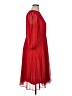 Ann Taylor 100% Polyester Red Cocktail Dress Size 16 (petite) - photo 4