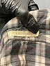 Ellison 100% Cotton Plaid Gray Long Sleeve Button-Down Shirt Size S - photo 7