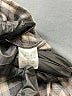 Ellison 100% Cotton Plaid Gray Long Sleeve Button-Down Shirt Size S - photo 8