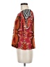 Alberto Makali 100% Polyester Orange 3/4 Sleeve Blouse Size M - photo 5