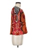 Alberto Makali 100% Polyester Orange 3/4 Sleeve Blouse Size M - photo 4