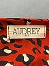 Audrey 3+1 100% Polyester Animal Print Red Cocktail Dress Size M - photo 4