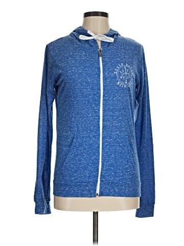 NY Popular Zip Up Hoodie (view 1)