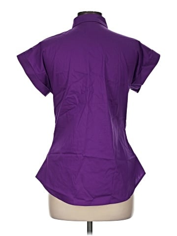 Lauren by Ralph Lauren Short Sleeve Blouse (view 2)