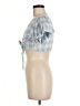 LoveShackFancy Blue Short Sleeve Blouse Size M - photo 5