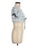 LoveShackFancy Blue Short Sleeve Blouse Size M - photo 4
