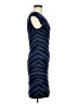 Express Chevron-herringbone Blue Cocktail Dress Size M - photo 4