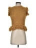 Zara Yellow Gold Vest Size S - photo 1