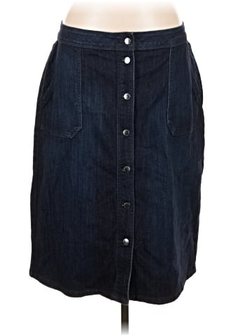Liz Claiborne Denim Skirt (view 1)