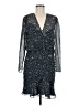 Veronica Beard 100% Silk Paisley Blue Cocktail Dress Size 8 - photo 1