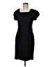 VIRGO II Solid Black Casual Dress Size 6 - photo 1