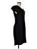 VIRGO II Solid Black Casual Dress Size 6 - photo 4