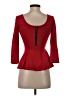 Express Red 3/4 Sleeve Top Size XS - photo 2