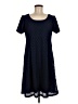 Rabbit Rabbit Rabbit Designs 100% Polyester Blue Casual Dress Size 12 - photo 1