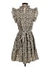 Jodifl 100% Polyester Animal Print Tan Casual Dress Size S - photo 2