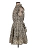 Jodifl 100% Polyester Animal Print Tan Casual Dress Size S - photo 5