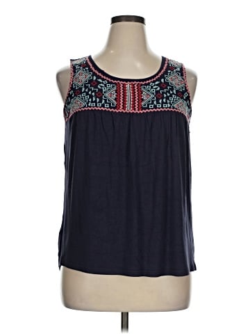 Skies Are Blue Sleeveless Blouse (view 1)