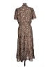 BTFBM 100% Polyester Animal Print Brown Casual Dress Size L - photo 2
