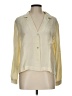 Pomandere Color Block Ivory Long Sleeve Blouse Size 12 - photo 1