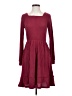 Auselily Burgundy Casual Dress Size S - photo 1