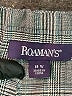 Roaman's Plaid Gray Dress Pants Size 18W - photo 4