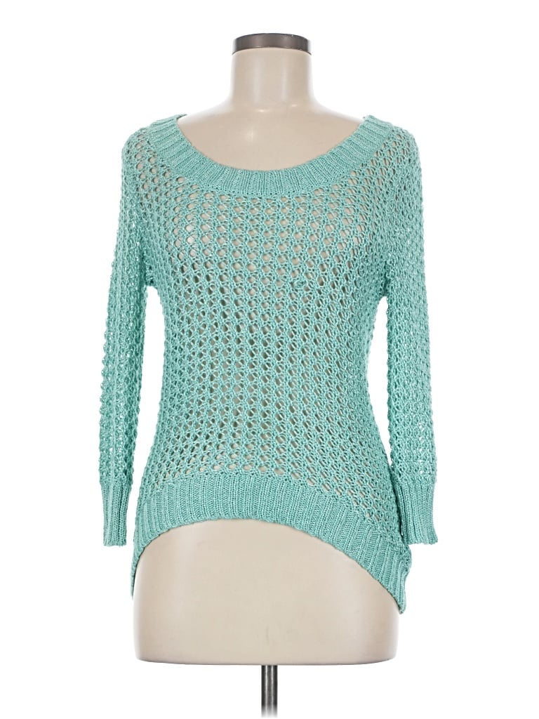 Pre-owned Rue21 3/4 Sleeve T-shirt In Teal