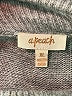 Peach Solid Gray Turtleneck Sweater Size XL - photo 7