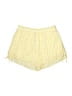 American Eagle Outfitters Checkered-gingham Yellow Shorts Size L - photo 1