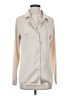 Unbranded Metallic Ivory Long Sleeve Blouse Size S - photo 1