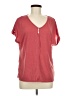 Shein Red Short Sleeve Top Size M - photo 1