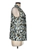 Kasper Blue Sleeveless Blouse Size M - photo 4