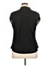 Laundry by Shelli Segal 100% Polyester Black Short Sleeve Top Size XL - photo 2