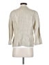 Chico's 100% Linen Metallic Ivory Blazer Size S - photo 2