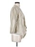 Chico's 100% Linen Metallic Ivory Blazer Size S - photo 4