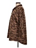 Tuckernuck Animal Print Brown 3/4 Sleeve Blouse Size L - photo 5