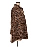 Tuckernuck Animal Print Brown 3/4 Sleeve Blouse Size L - photo 4