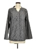 Zanzea Collection Gray Long Sleeve Blouse Size M - photo 1