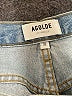 AGOLDE 100% Organic Cotton Hearts Blue Jeans Size 32 waist - photo 6