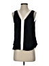 Trouve 100% Polyester Black Sleeveless Blouse Size XS - photo 1