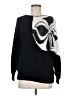 Orange Graphic Black Pullover Sweater Size M - photo 1