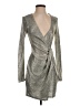 Trixxi Metallic Silver Cocktail Dress Size XS - photo 1