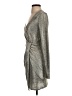 Trixxi Metallic Silver Cocktail Dress Size XS - photo 5