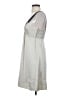 BCBGMAXAZRIA 100% Polyester Gray Ivory Cocktail Dress Size 2 - photo 5