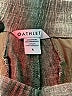 Athleta 100% Linen Chevron-herringbone Green Cargo Shorts Size 4 - photo 3