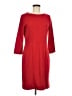 The Limited Solid Red Casual Dress Size 6 - photo 1