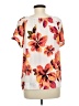 Rafaella 100% Polyester Orange Short Sleeve Blouse Size M - photo 2