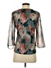Sara Michelle Teal 3/4 Sleeve Blouse Size S - photo 2